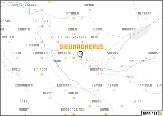 map of Şieu-Măgheruş