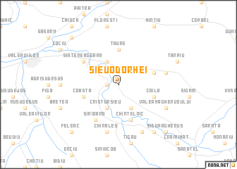 map of Şieu-Odorhei