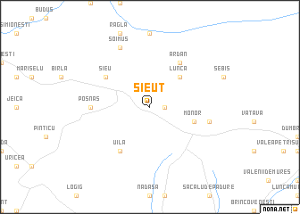 map of Şieuţ