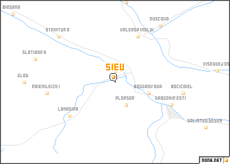 map of Şieu