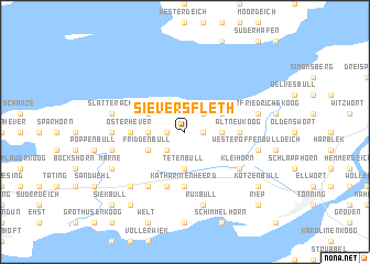 map of Sieversfleth