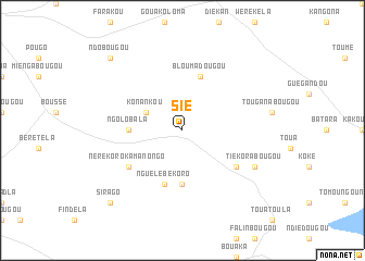 map of Sié