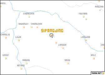 map of Sifangjing