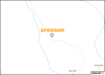 map of Sifangshan