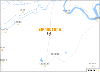 map of Sifangtang