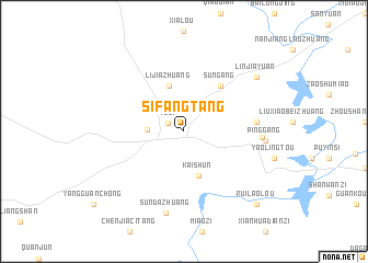 map of Sifangtang