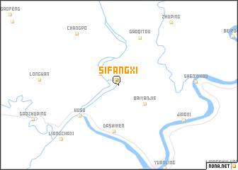 map of Sifangxi