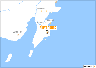 map of Siftnana