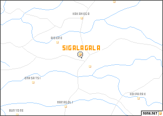 map of Sigalagala