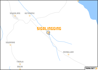 map of Sigalingging