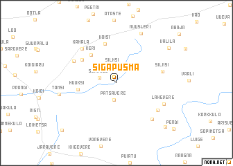 map of Sigapusma