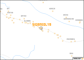 map of Sīgār-e ‘Olyā