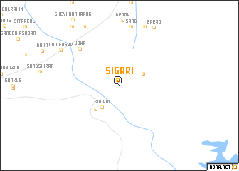 map of Sīgārī