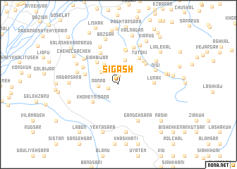 map of Sīgāsh