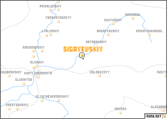 map of Sigayevskiy