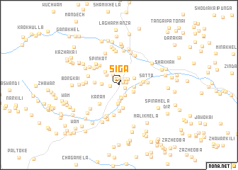 map of Sīga