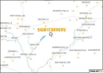 map of Sigby Corners