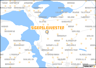 map of Sigerslevvester