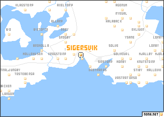 map of Sigersvik