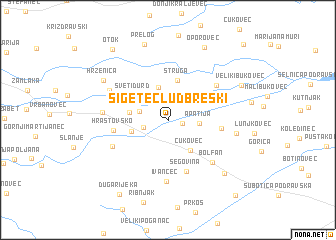 map of Sigetec Ludbreški