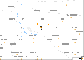 map of Sighetu Silvaniei