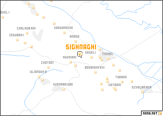 map of Sighnaghi