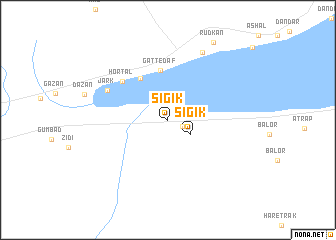 map of Sigik