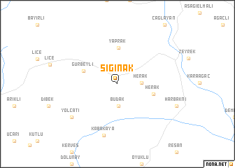 map of Sığınak