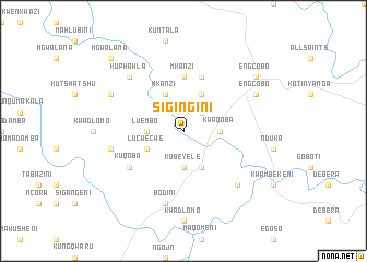 map of Sigingini