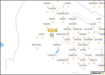 map of Sigio