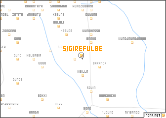 map of Sigire Fulbe