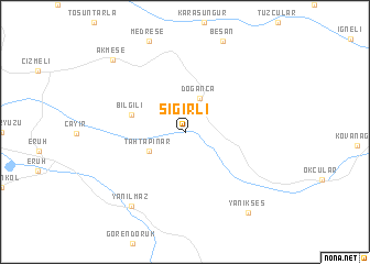 map of Sığırlı
