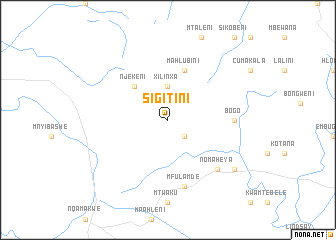 map of Sigitini