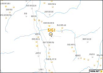 map of Sigi