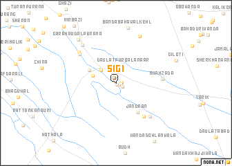 map of Sigi