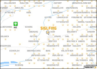 map of Siglfing