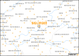 map of Siglingen