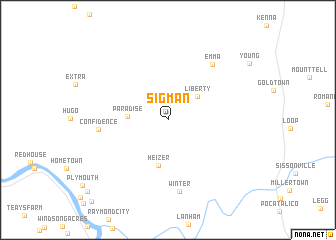 map of Sigman