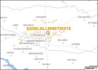 map of Signal Hill Apartments