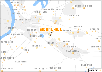 map of Signal Hill