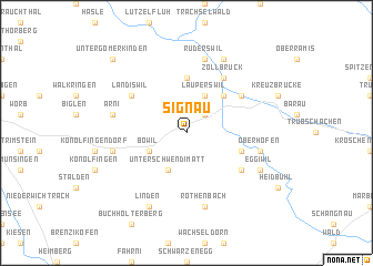 map of Signau