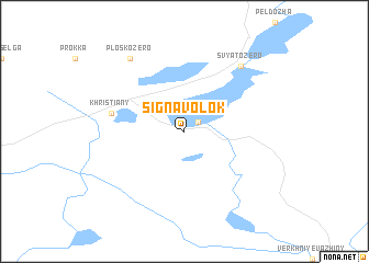 map of Signavolok