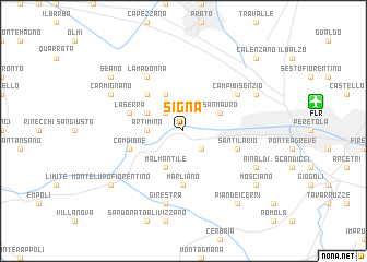 map of Signa