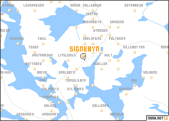 map of Signebyn