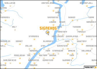 map of Signehög