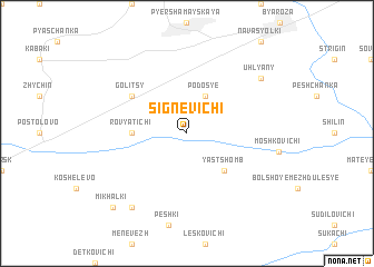 map of Signevichi