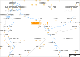 map of Signéville