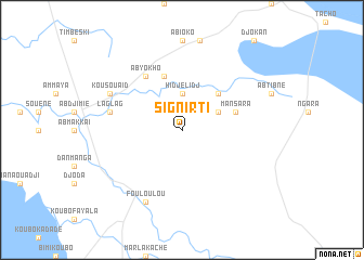 map of Signirti