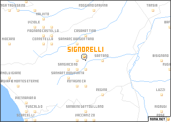 map of Signorelli