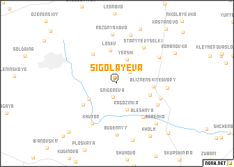 map of Sigolayeva